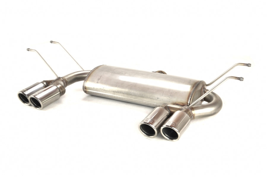 Mazda MX5 Rear Muffler 4 Duplex Tips, Round 70mm (SS)